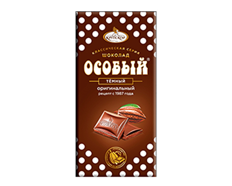 Шоколад Особый темный 90г (ф-ка Крупской)