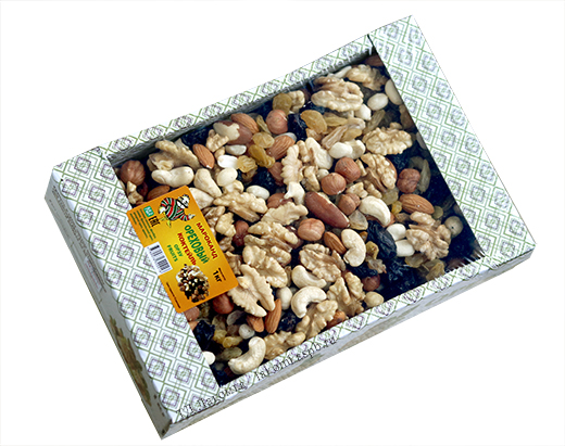 Смесь орехов и сухофруктов Микс (8 компонентов) 1 кг