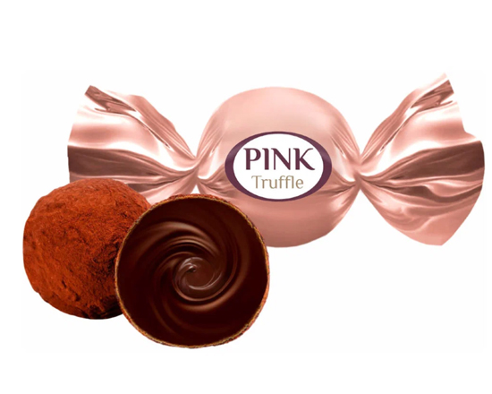 Конфеты шоколадные Pink Truffle (Пинк Труффле) с шоколадным кремом 1