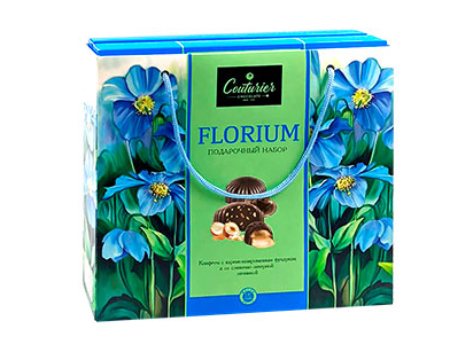 Конфеты в коробках Ш.Кут. Флориум 170г Голубые цветы (в пакете)