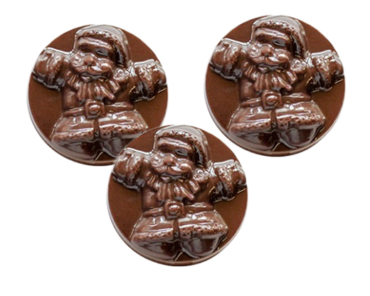 Конфеты шоколадные Гномик шоколадный медальон 500г