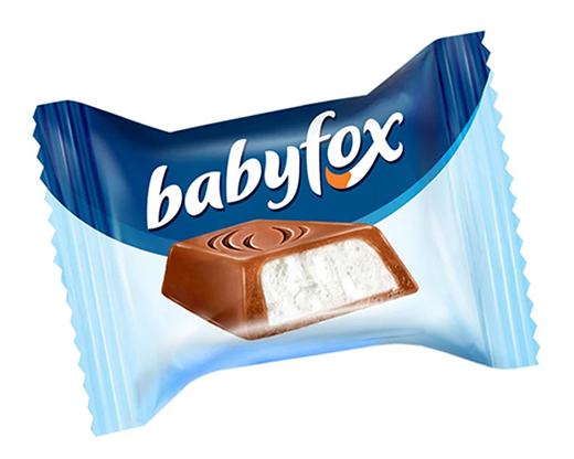 Конфеты шоколадные BabyFox mini c молочной начинкой  ук803 500г