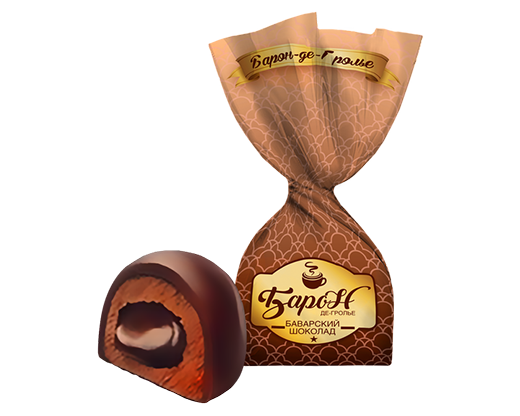Конфеты шоколадные Барон-де-Гролье баварский шоколад 2.2 кг (4мес) ФнТ